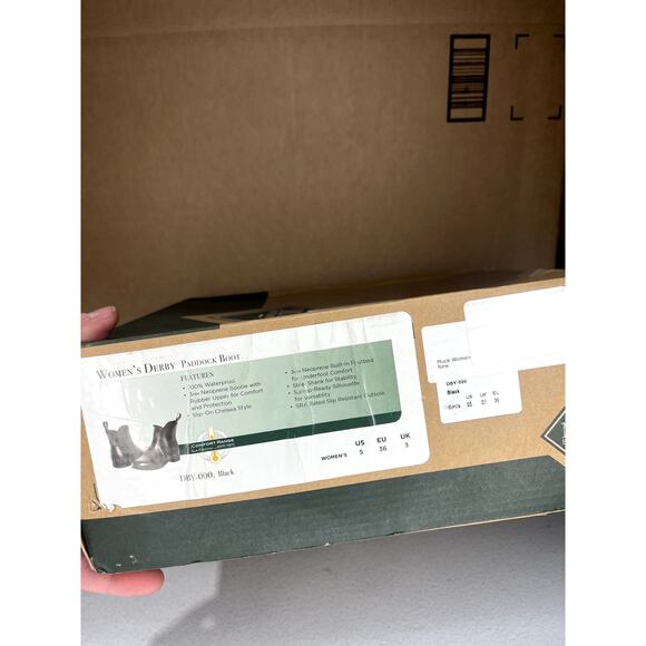 Muck Derby paddock boot dby-000	Women's 5 Black - Picture 5 of 6